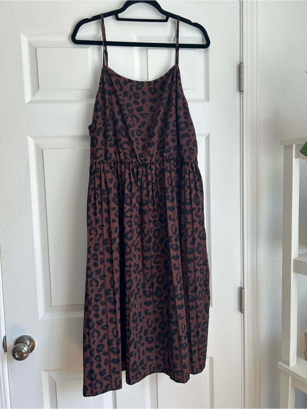 SHEIN curve brown animal print dress size 5x